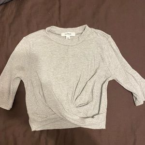 Hashtag 3/4 crop top